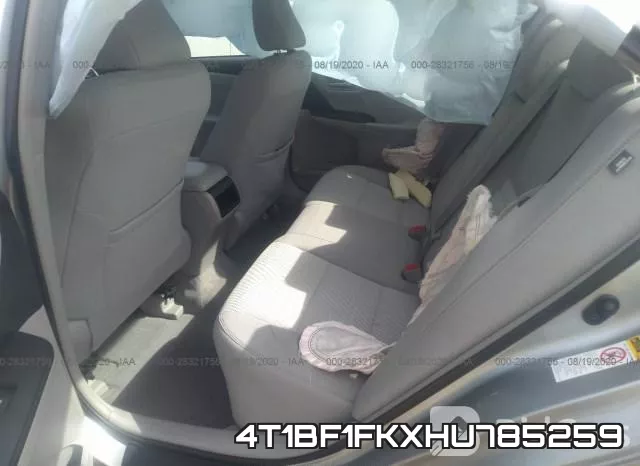 4T1BF1FKXHU785259 фото 9