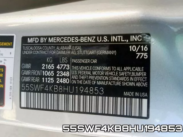 55SWF4KB8HU194853 фото 2