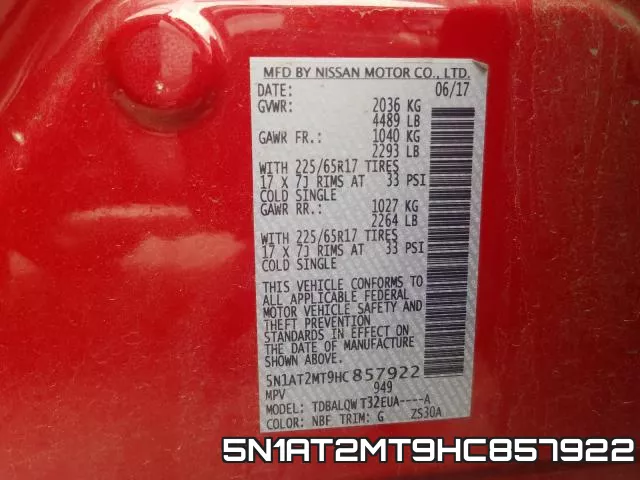 5N1AT2MT9HC857922 фото 2