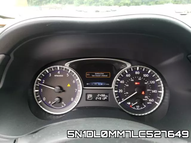 5N1DL0MM7LC527649 фото 9