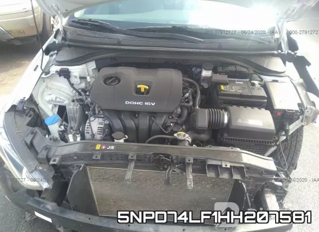 5NPD74LF1HH207581 фото 2