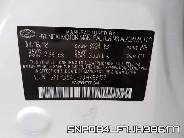 5NPD84LF7JH386177 фото 2