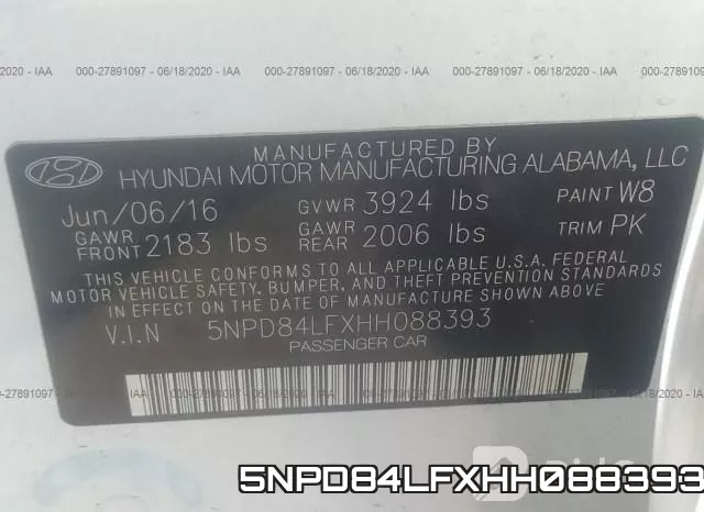 5NPD84LFXHH088393 фото 10