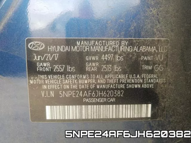 5NPE24AF6JH620382 фото 2