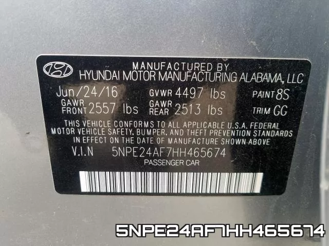 5NPE24AF7HH465674 фото 2