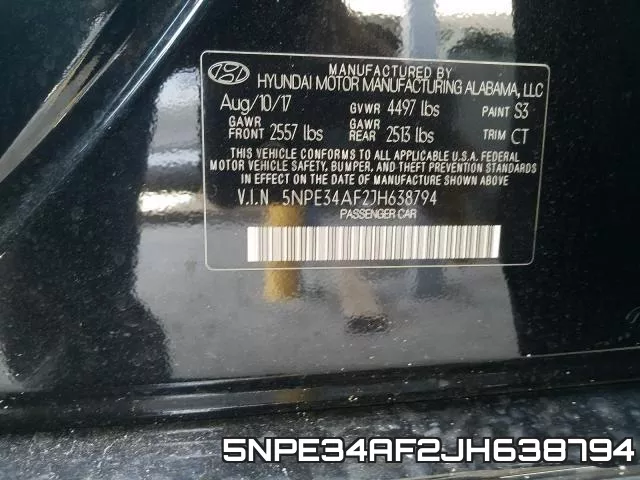 5NPE34AF2JH638794 фото 2