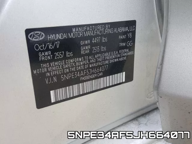5NPE34AF5JH664077 фото 2