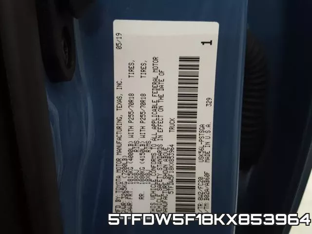 5TFDW5F18KX853964 фото 2