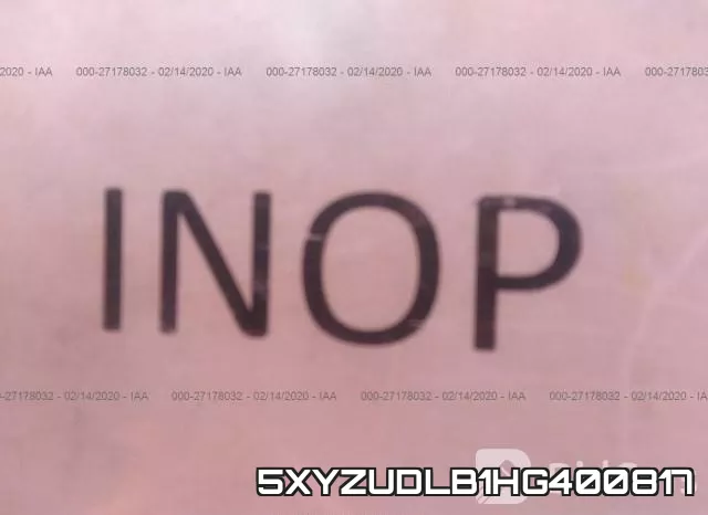 5XYZUDLB1HG400817 фото 7