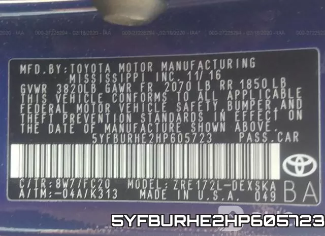 5YFBURHE2HP605723 фото 10