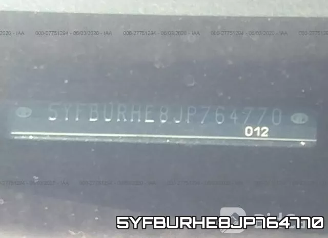 5YFBURHE8JP764770 фото 10