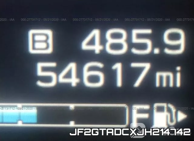 JF2GTADCXJH214742 фото 8