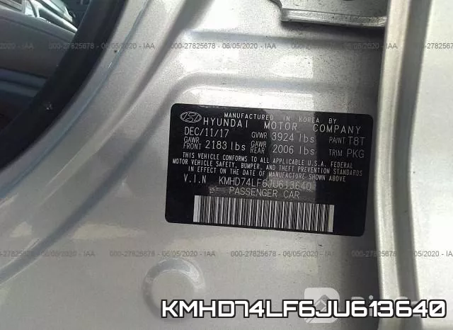 KMHD74LF6JU613640 фото 10