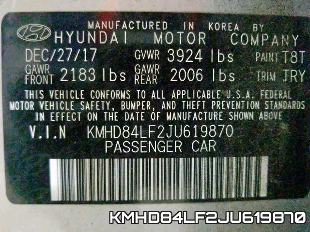 KMHD84LF2JU619870 фото 2