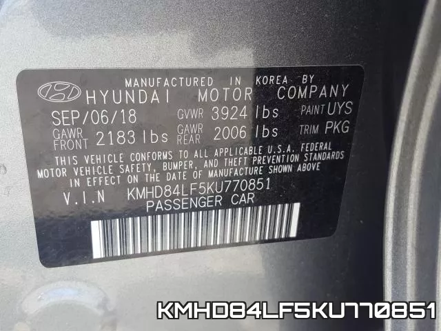 KMHD84LF5KU770851 фото 2