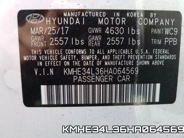 KMHE34L36HA064569 фото 2