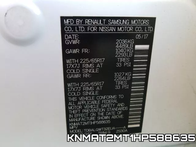 KNMAT2MT1HP588635 фото 2