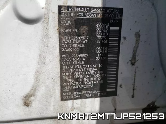 KNMAT2MT7JP521253 фото 2