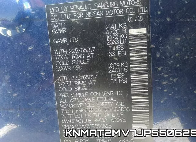 KNMAT2MV7JP550625 фото 10
