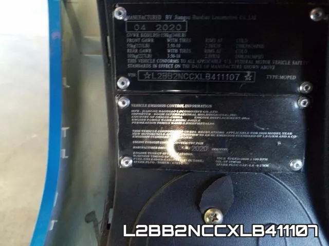 L2BB2NCCXLB411107 фото 2
