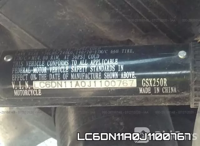 LC6DN11A0J1100767 фото 2