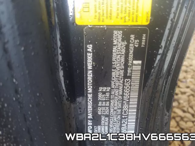 WBA2L1C38HV666563 фото 2
