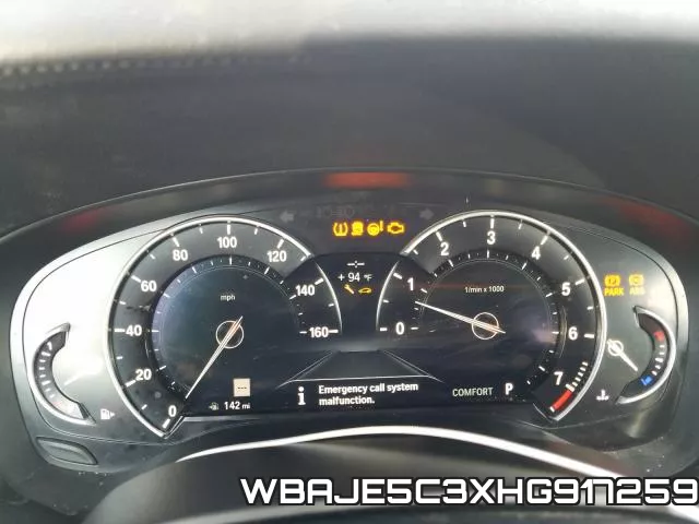 WBAJE5C3XHG917259 фото 9