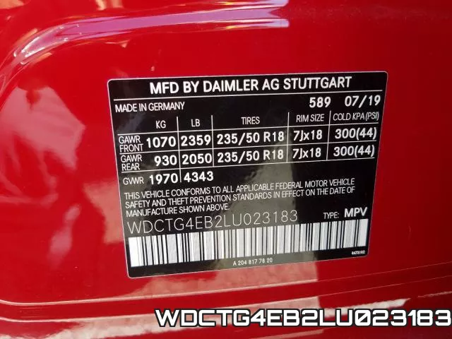 WDCTG4EB2LU023183 фото 2