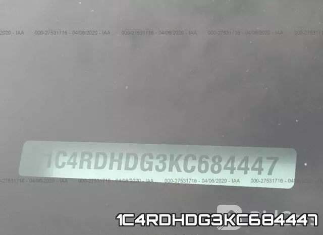 1C4RDHDG3KC684447 фото 10