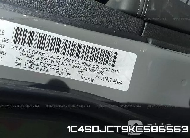 1C4SDJCT9KC586563 фото 10