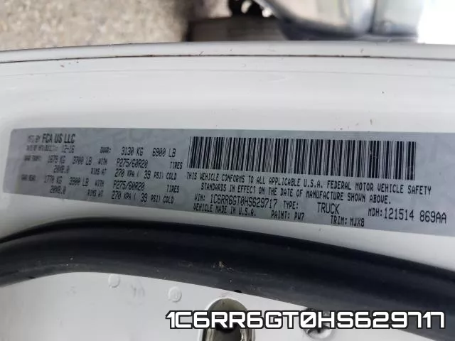 1C6RR6GT0HS629717 фото 2