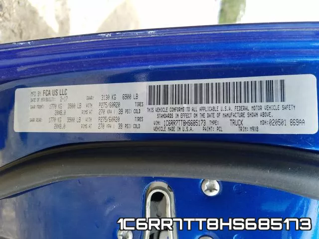 1C6RR7TT8HS685173 фото 2