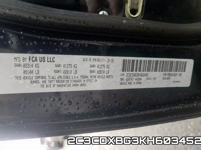 2C3CDXBG3KH603452 фото 2