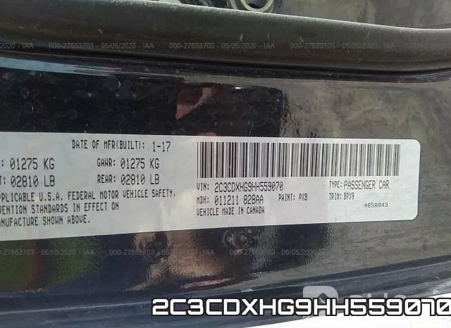 2C3CDXHG9HH559070 фото 10