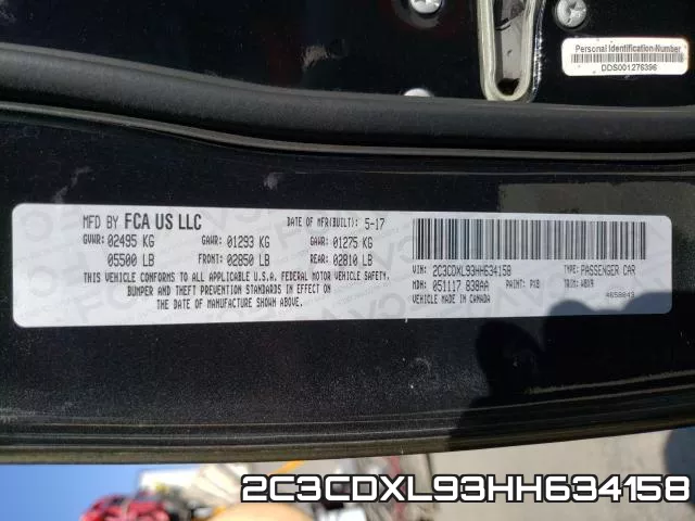 2C3CDXL93HH634158 фото 2