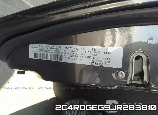 2C4RDGEG9JR283810 фото 10