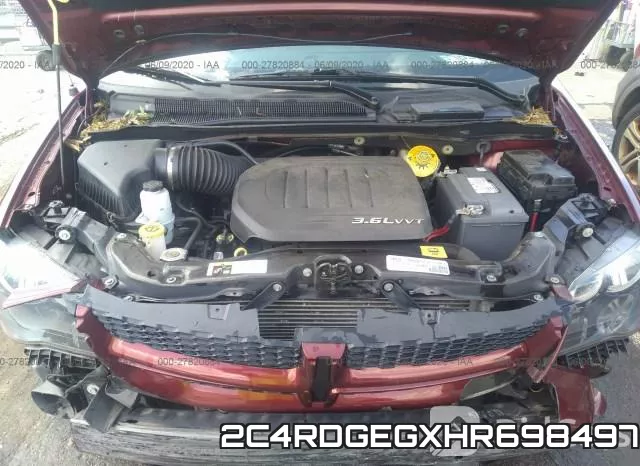 2C4RDGEGXHR698497 фото 2