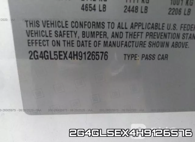 2G4GL5EX4H9126576 фото 10