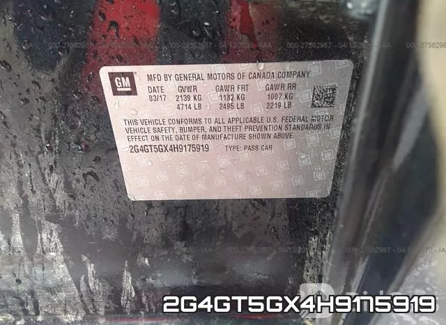 2G4GT5GX4H9175919 фото 10
