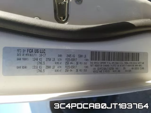 3C4PDCAB0JT183764 фото 2