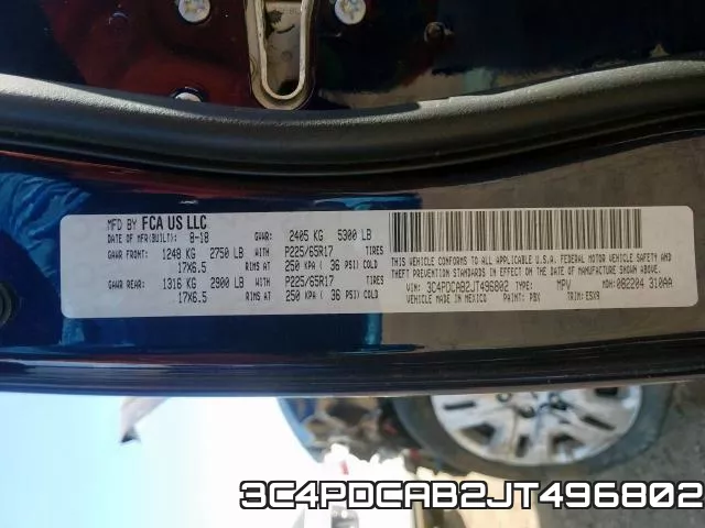 3C4PDCAB2JT496802 фото 2
