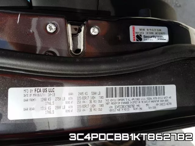 3C4PDCBB1KT862782 фото 2