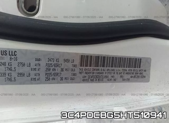 3C4PDCBG5HT510941 фото 10