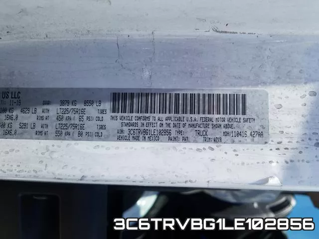 3C6TRVBG1LE102856 фото 2