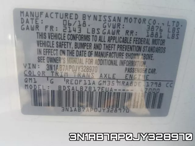 3N1AB7AP0JY328970 фото 2