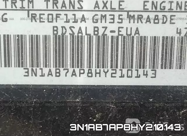 3N1AB7AP8HY210143 фото 10