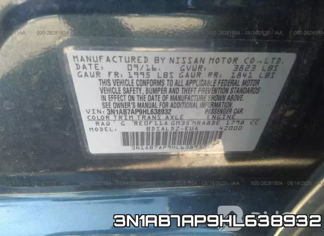 3N1AB7AP9HL638932 фото 10
