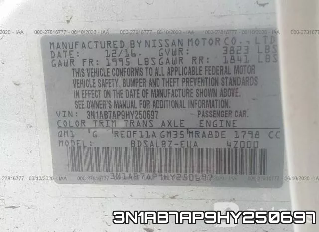 3N1AB7AP9HY250697 фото 10