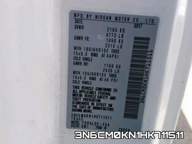 3N6CM0KN1HK711511 фото 2