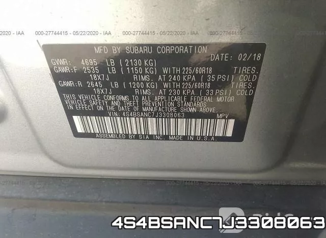 4S4BSANC7J3308063 фото 10
